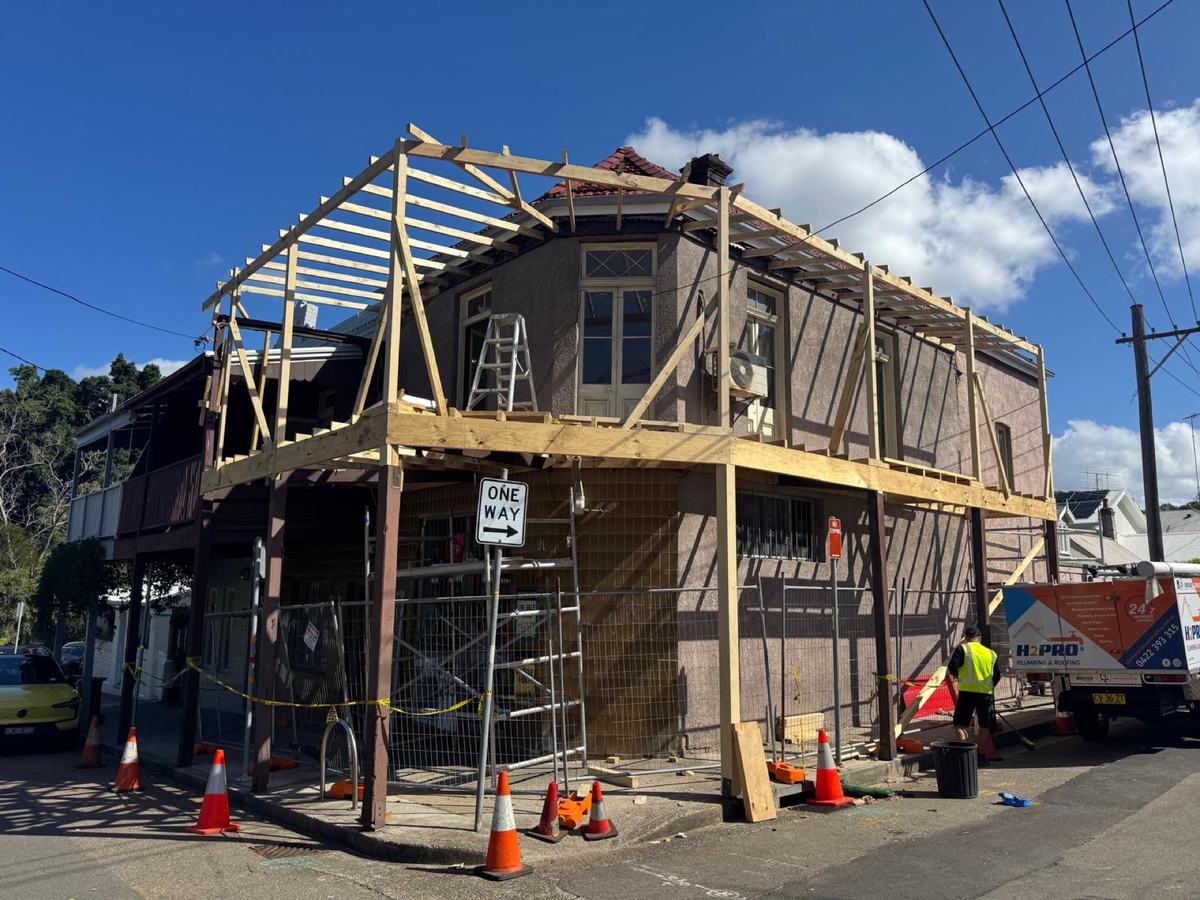 Heritage balcony restoration Sydney — timber verandah and balustrade restoration on a period home